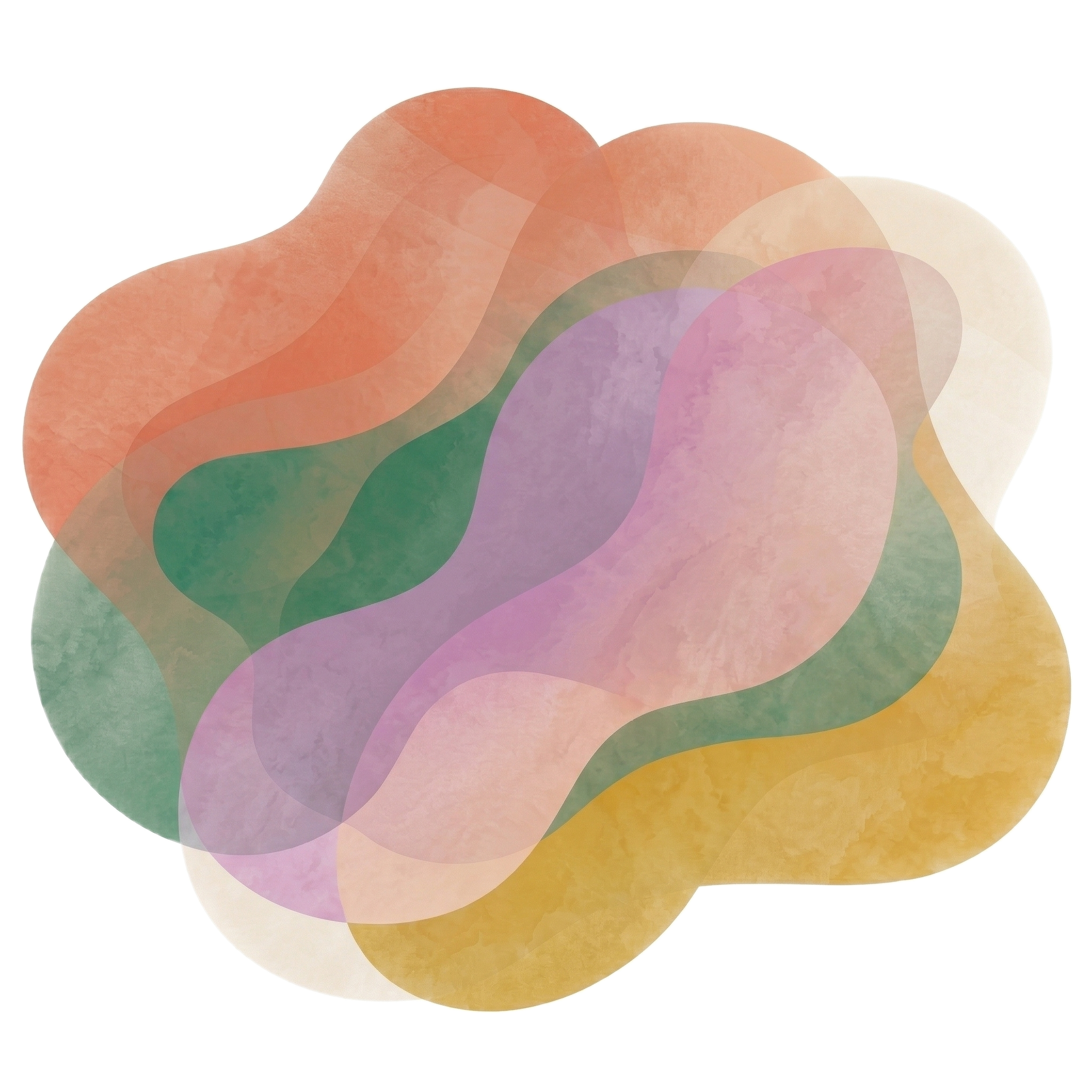 Creative abstract watercolor blob